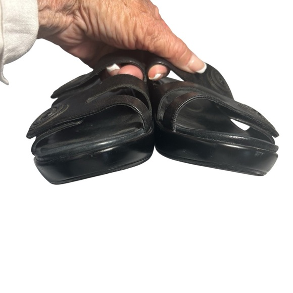 Dansco Dixie Black Leather Slip On Sandals Womens 39 - Picture 9 of 14